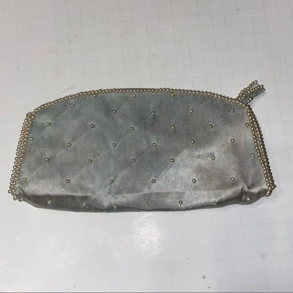 VNTG 70s beaded clutch made in Japan
